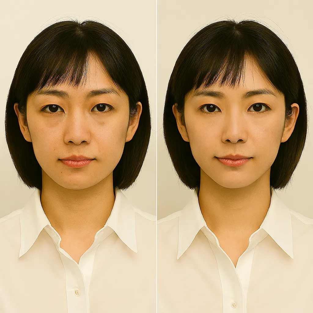 black screen with a center slider